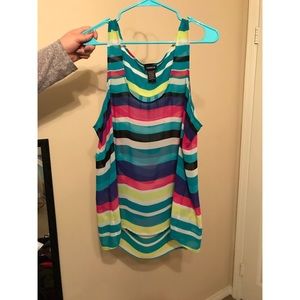 🔥Plus size torrid tank colorful